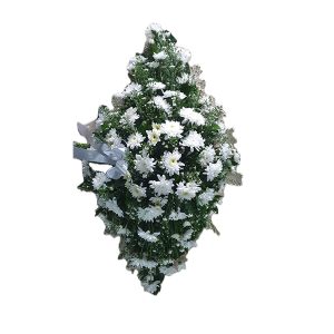 White Chrysanthemum Funeral Arrangement