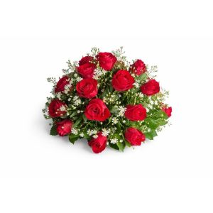 Red roses posy